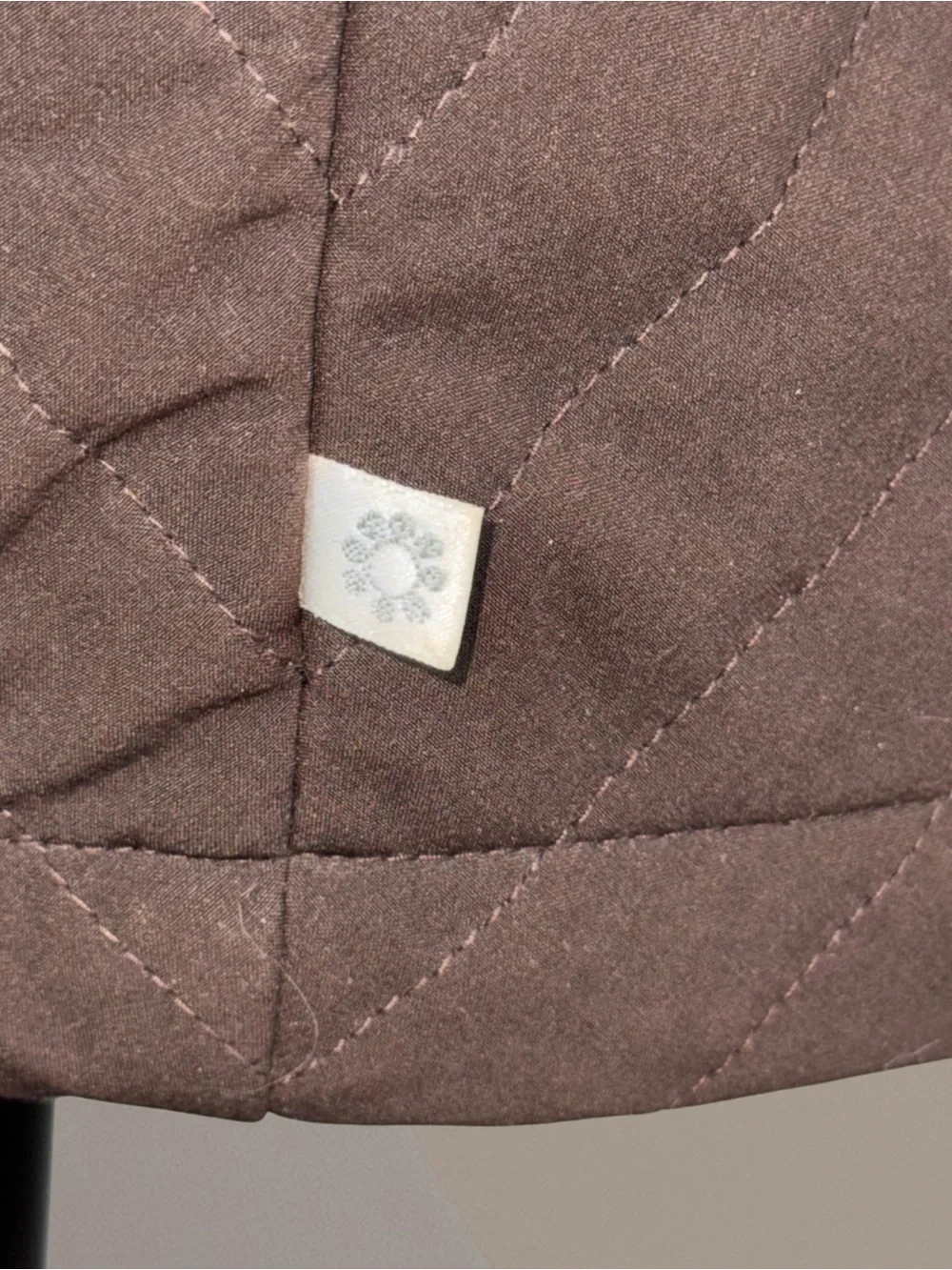 Zenergy By Chico’s Rich Brown Quilted Full Zip Lightweight Vest Size 2 Large